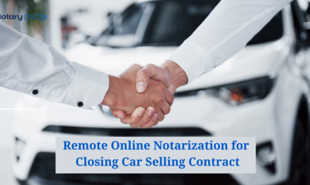 Remote Online Notarization