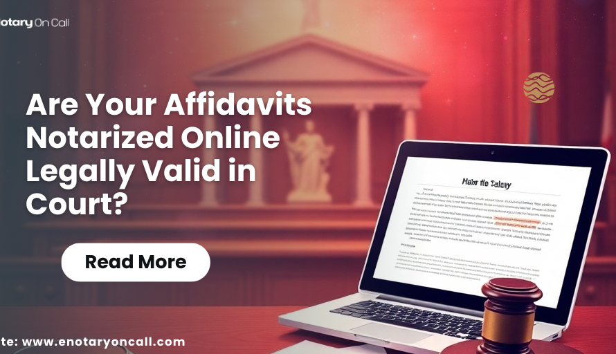 Are Your Affidavits Notarized Online Legally Valid in Court?