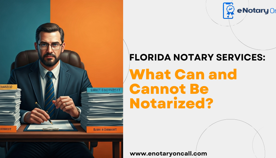 Florida Notary Services: What Can and Cannot Be Notarized?