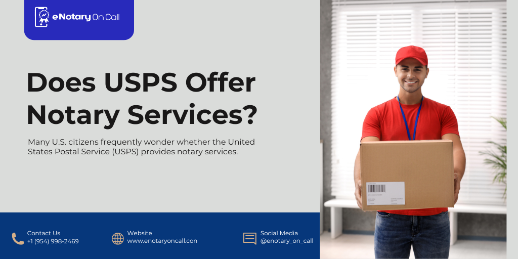 US Postal Service Notary: Does USPS Offer Notary Services?