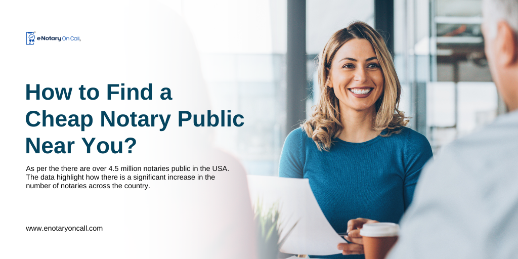 Find a cheap notary public near you