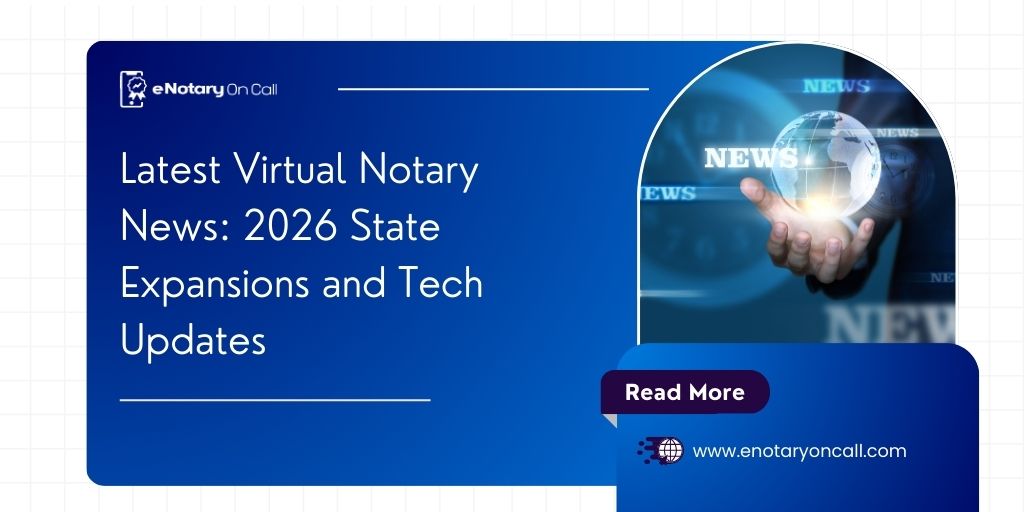 Latest Virtual Notary News: 2026 State Expansions and Tech Updates  
