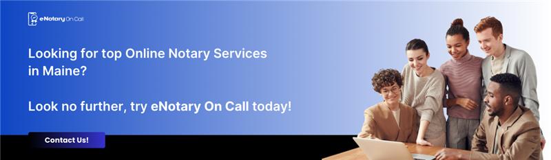 Maine Online Notary