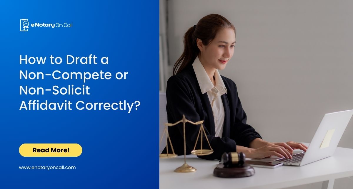 How to Draft a Non-Compete or Non-Solicit Affidavit Correctly.