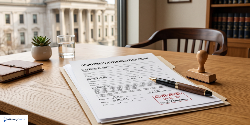 What is a Disposition Authorization Form?
