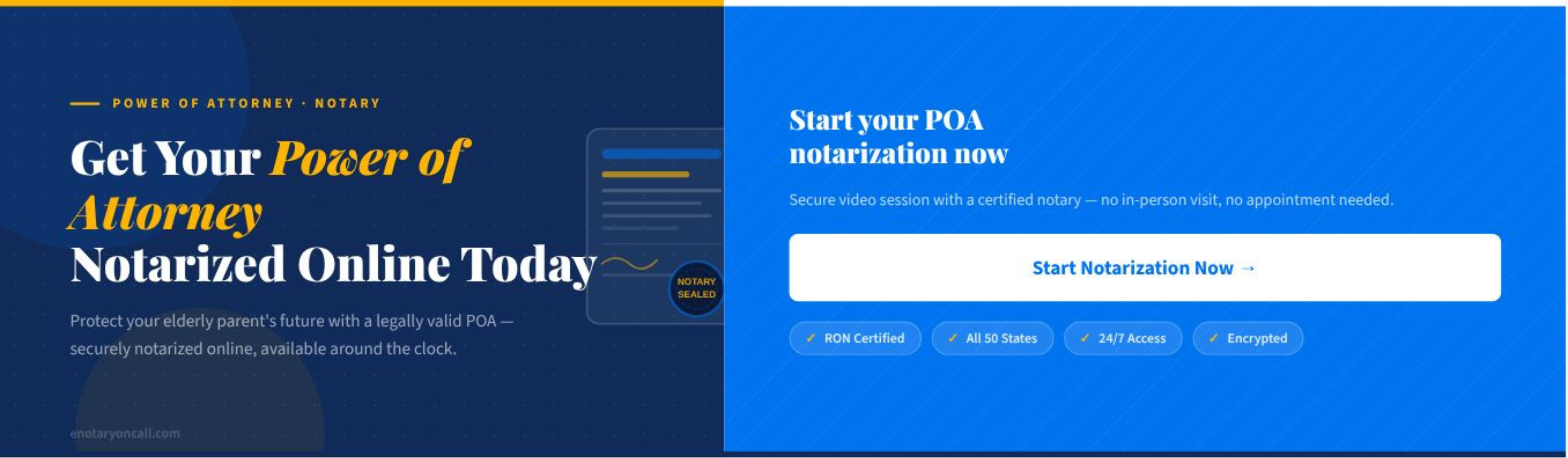 Get Your Power of Attorney Notarized Online Today