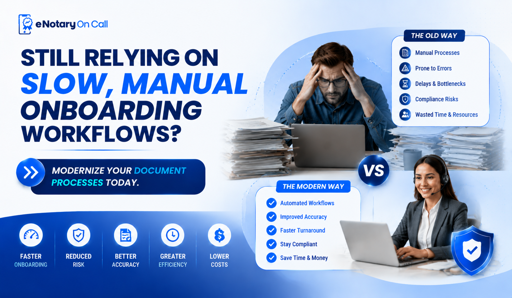 Still relying on slow, manual onboarding workflows Modernize your document processes today.