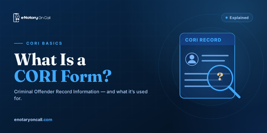 What Is a CORI Form