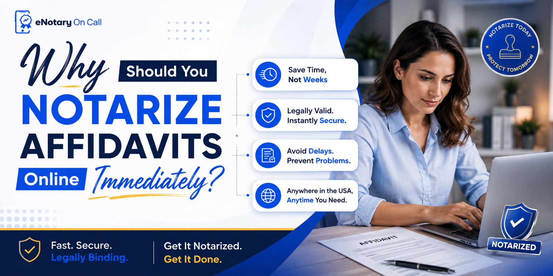 Why Should You Notarize Affidavits Online Immediately