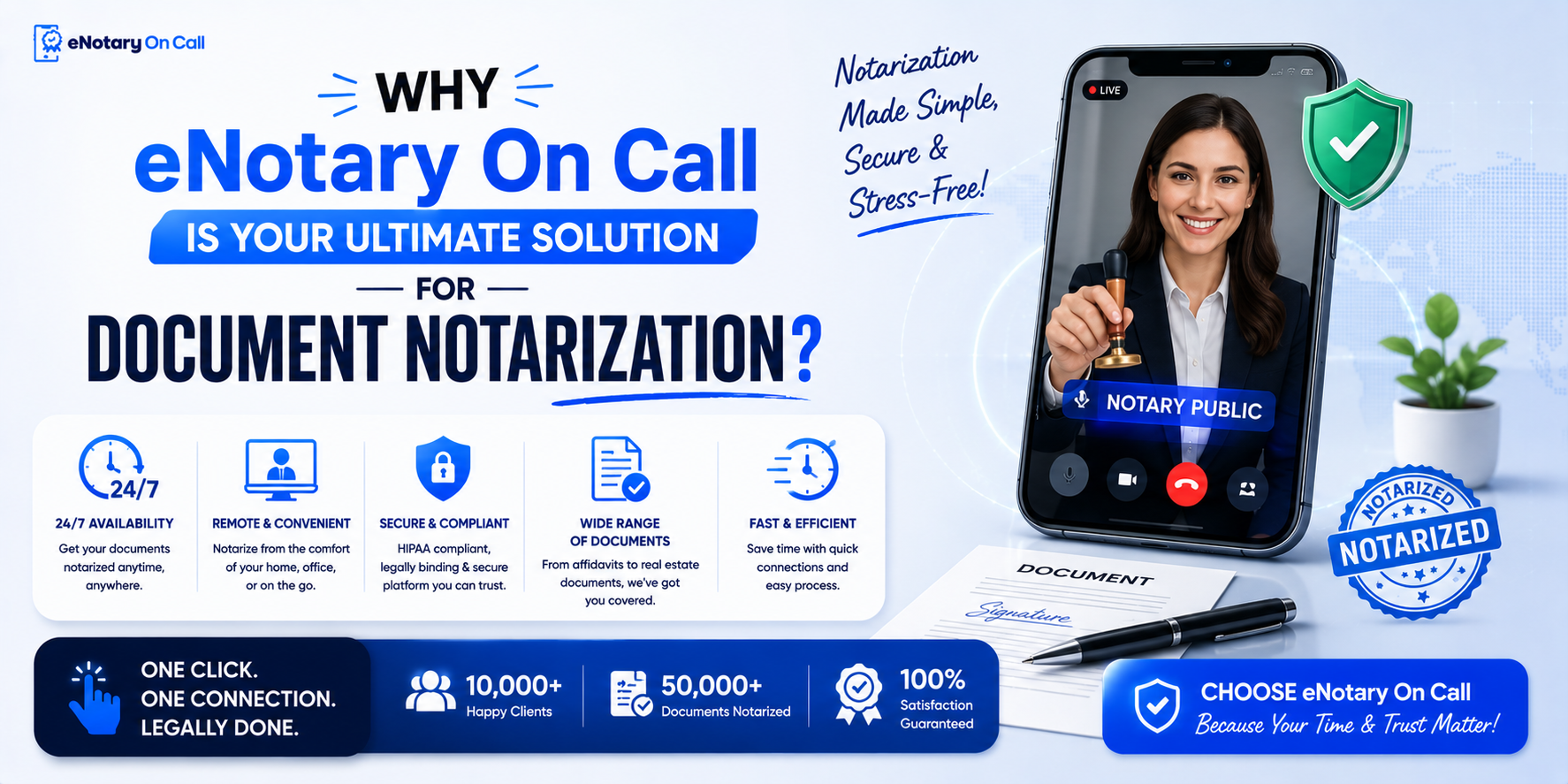 Why eNotary On Call is Your Ultimate Solution for Document Notarization