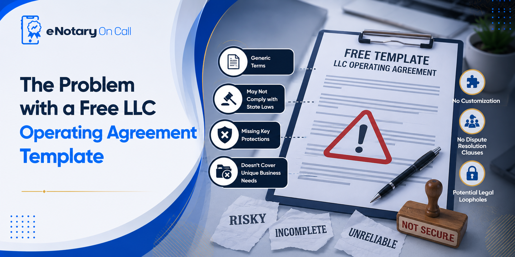 The Problem with a Free LLC Operating Agreement Template