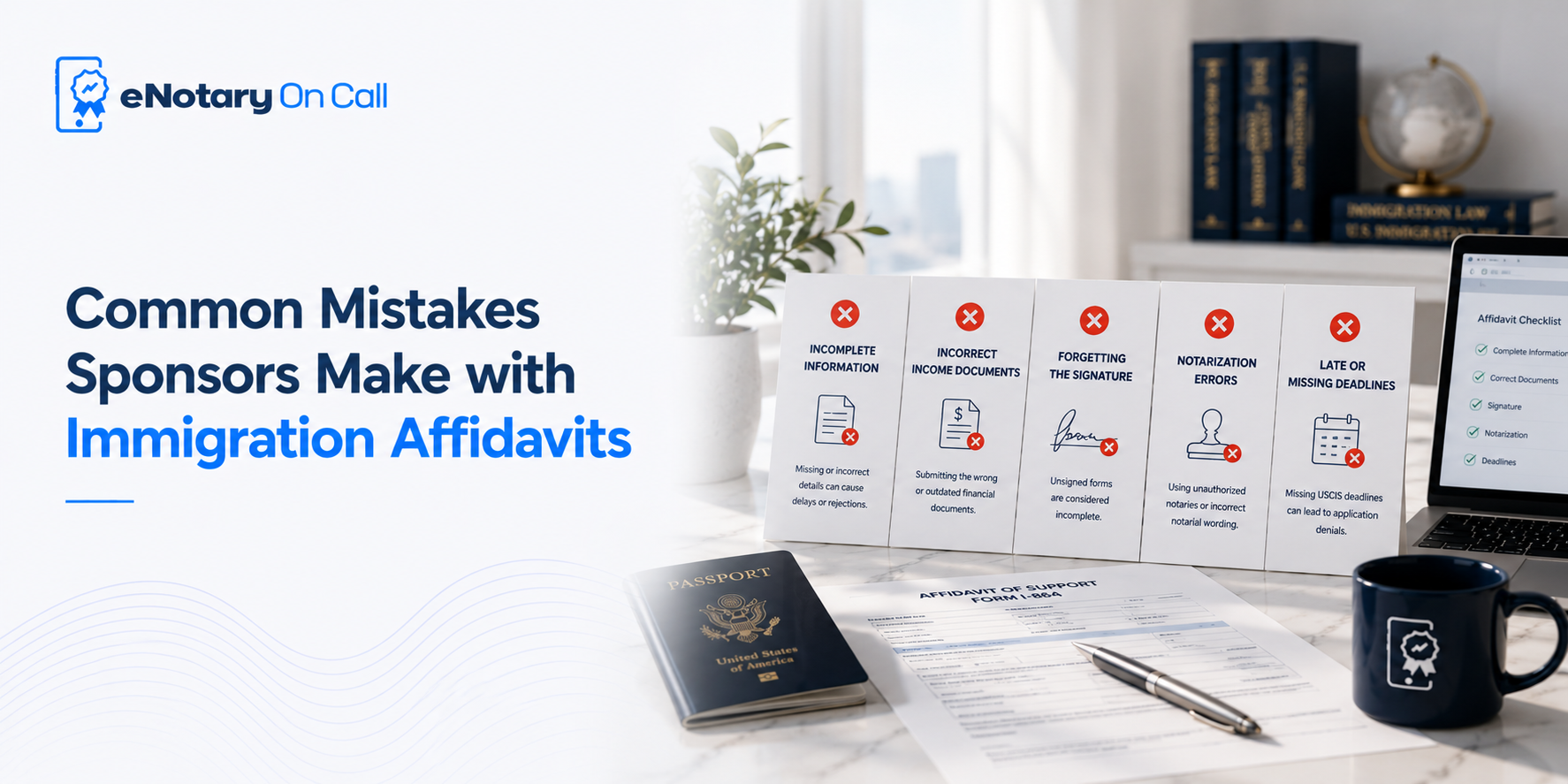 Common Mistakes Sponsors Make with Immigration Affidavits