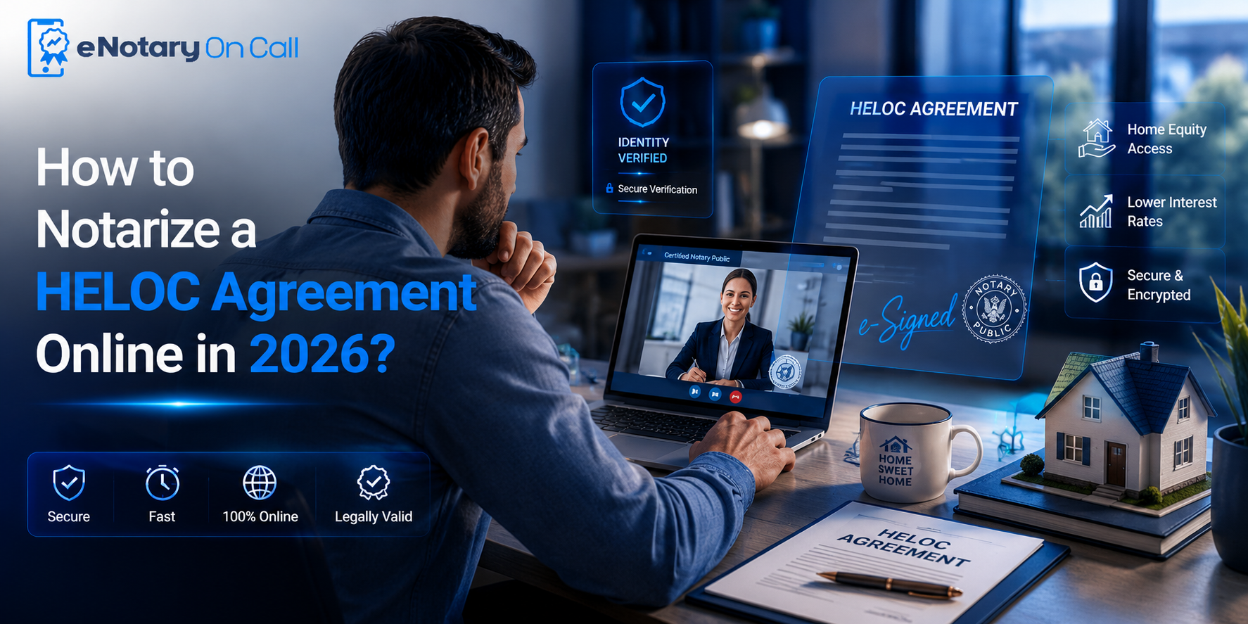 How to Notarize a HELOC Agreement Online in 2026?