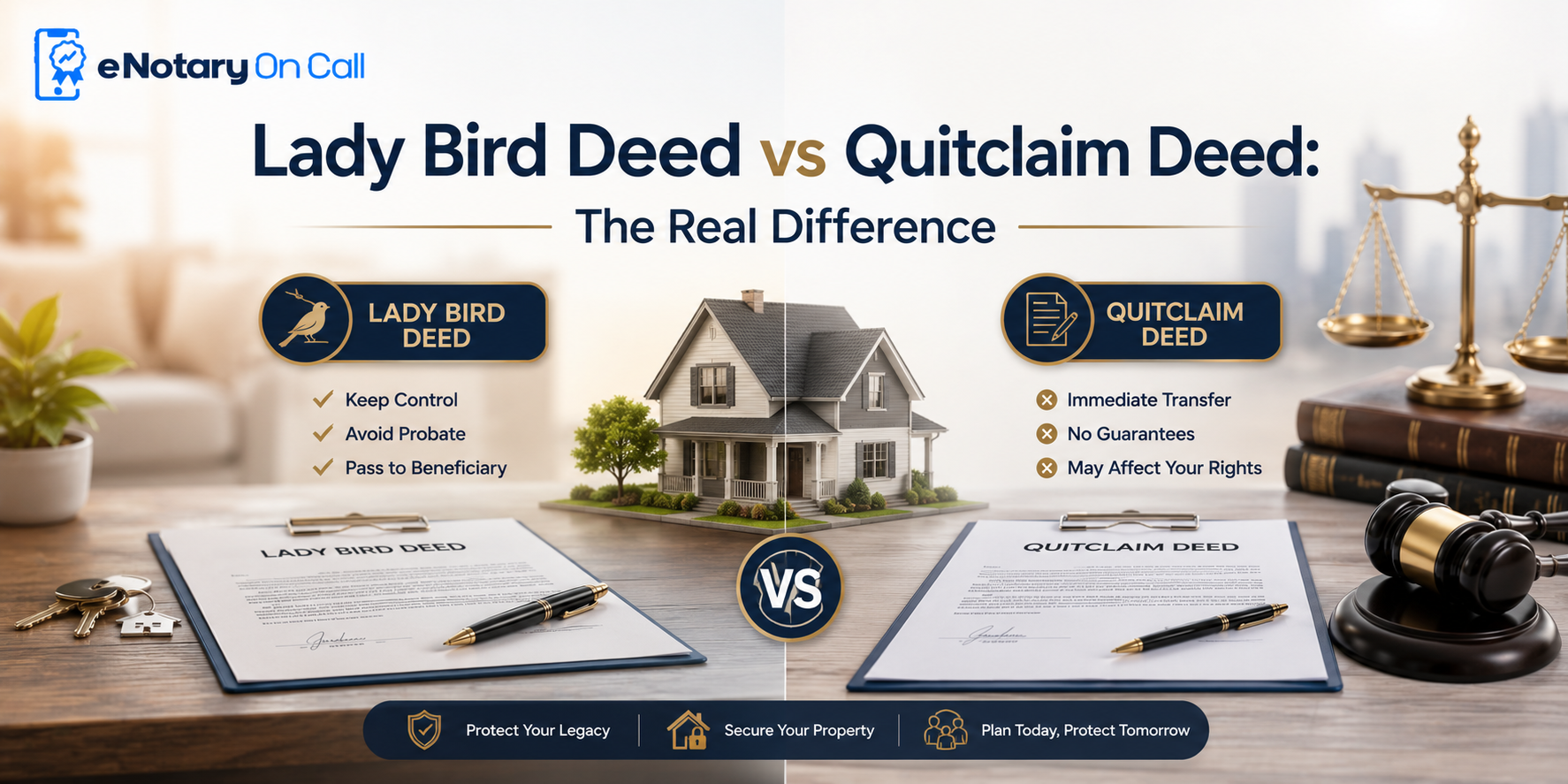 Lady Bird Deed vs Quitclaim Deed: The Real Difference