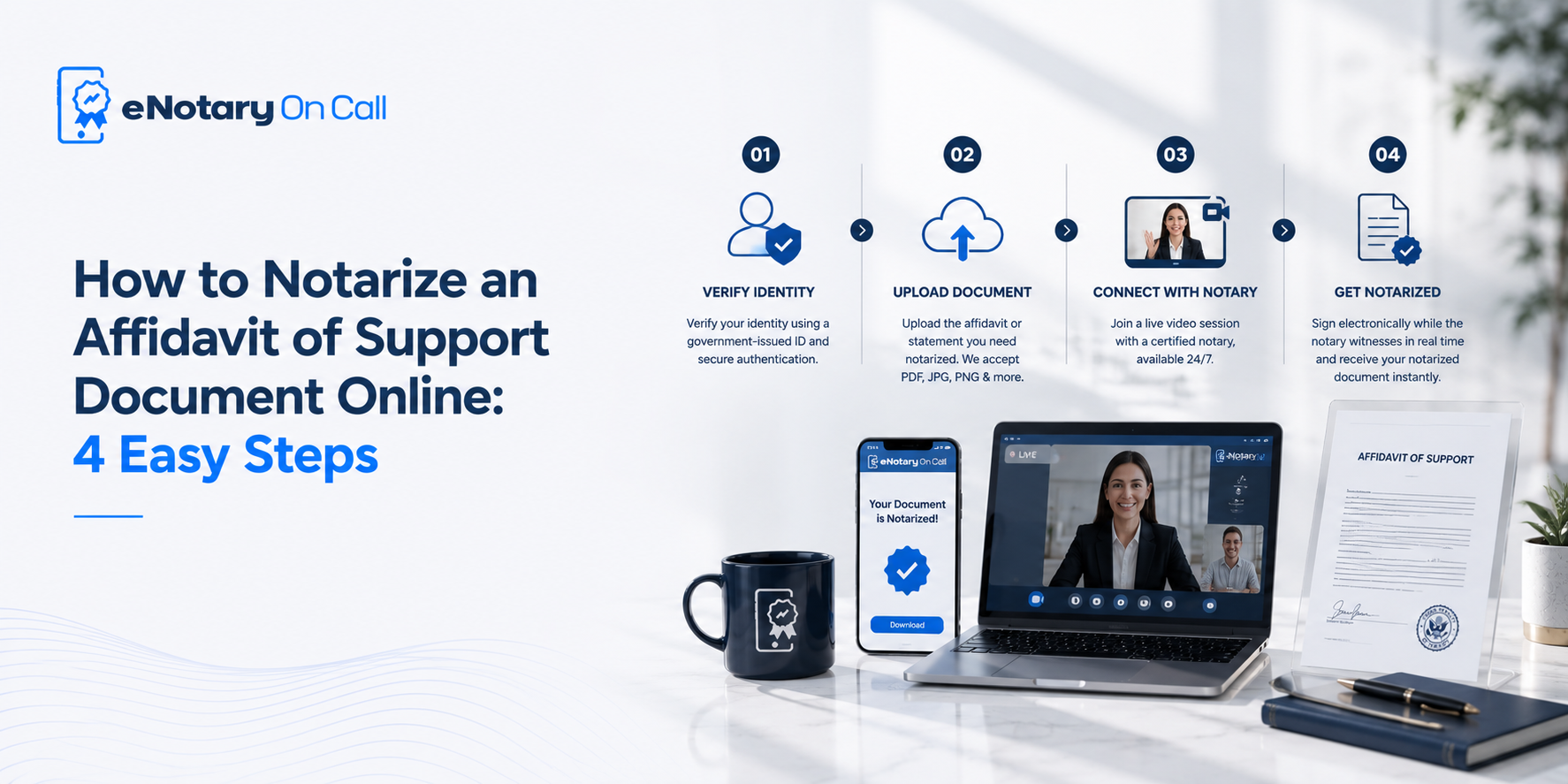 How to Notarize an Affidavit of Support Document Online