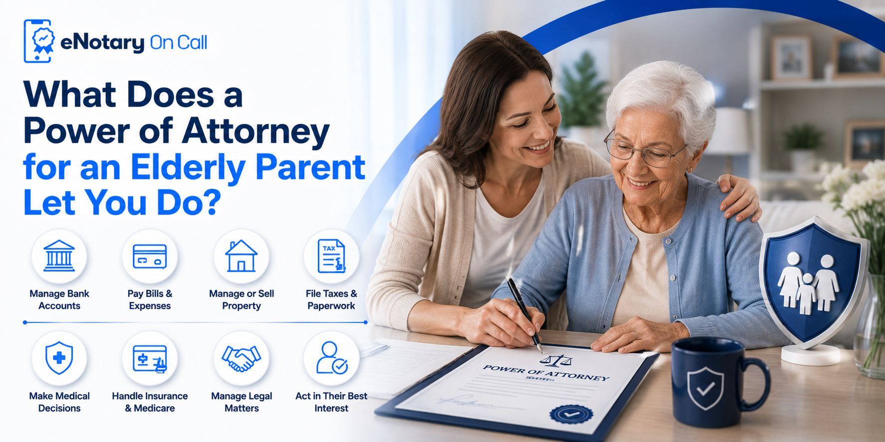 What Does a Power of Attorney for an Elderly Parent Let You Do?