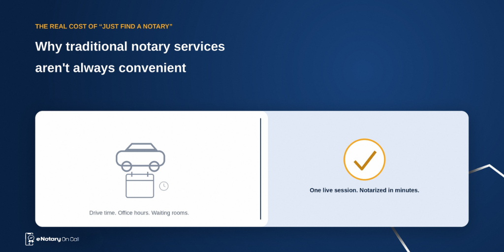 Why Traditional Notary Services Aren't Always the Most Convenient