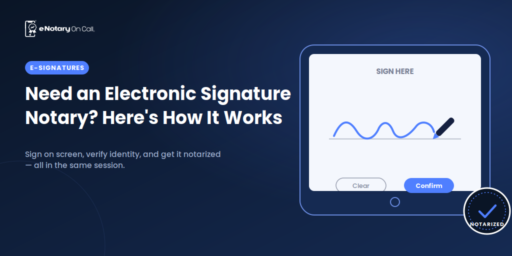 Electronic Signature Notary