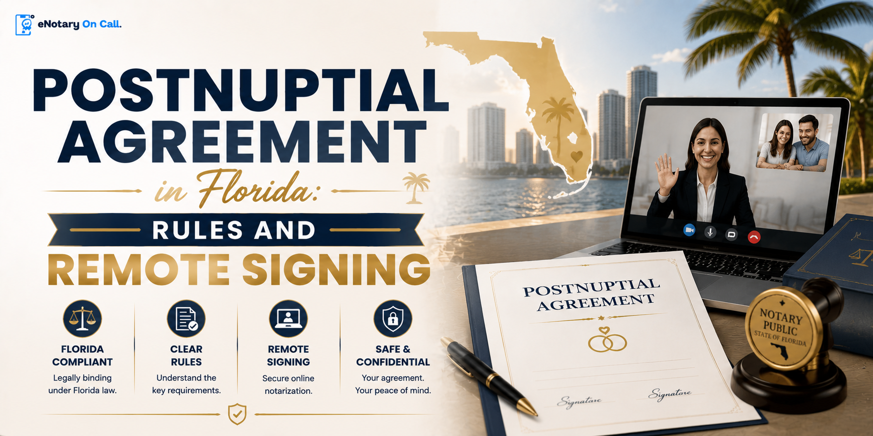 Postnuptial Agreement in Florida Rules and Remote Signing