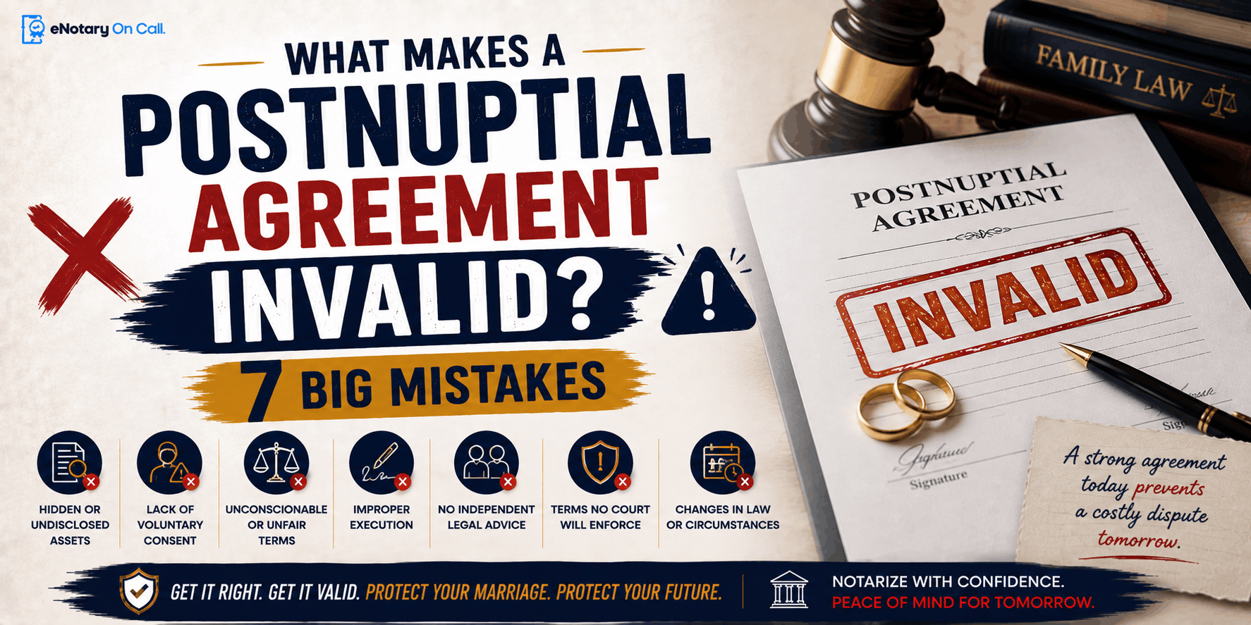 What Makes a Postnuptial Agreement Invalid 7 Big Mistakes