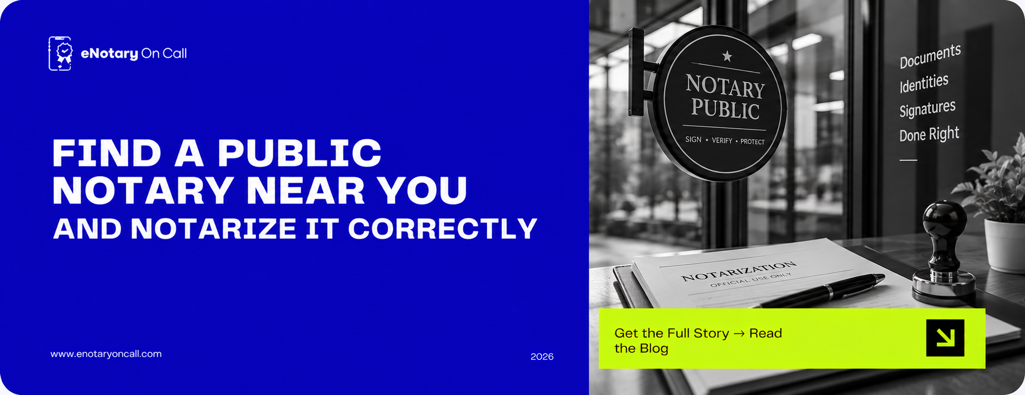 Find a Public Notary Near You and Notarize It Correctly