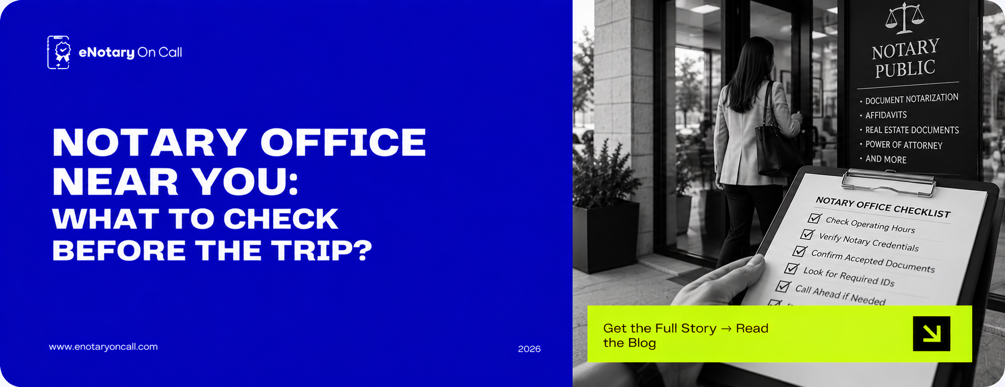 Notary Office Near You: What to Check Before the Trip?