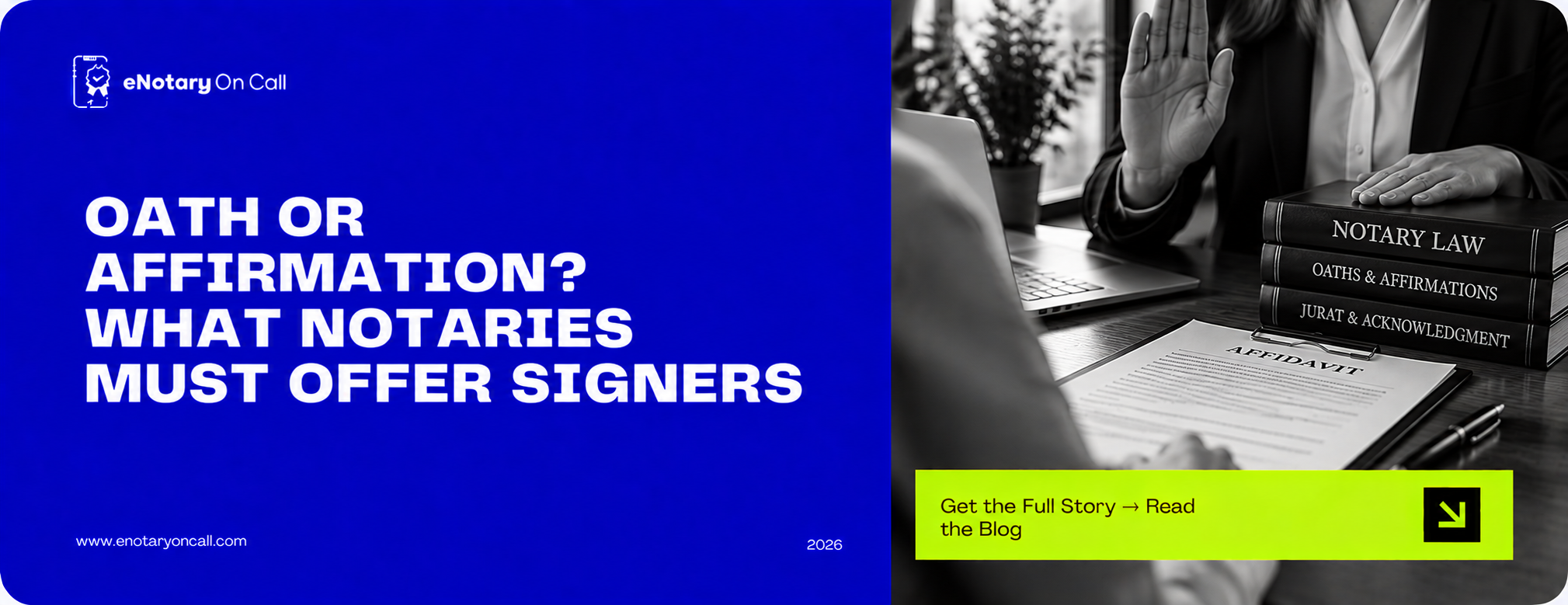 Oath or Affirmation? What Notaries Must Offer Signers
