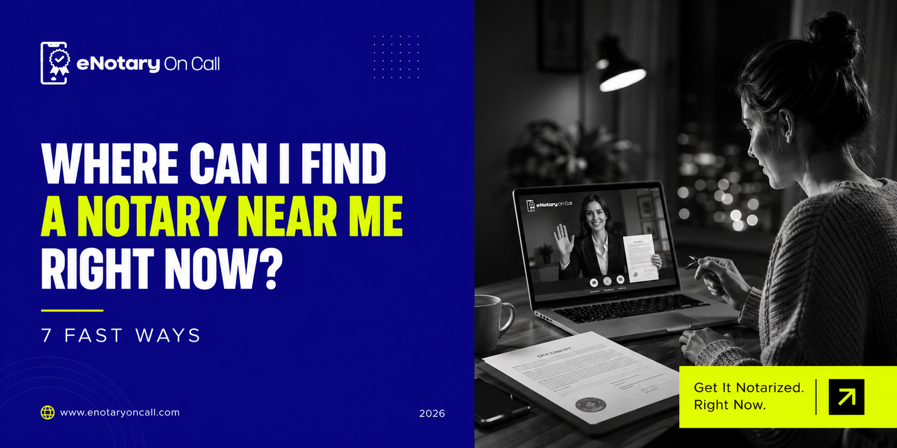 Where Can I Find a Notary Near Me Right Now? 7 Fast Ways
